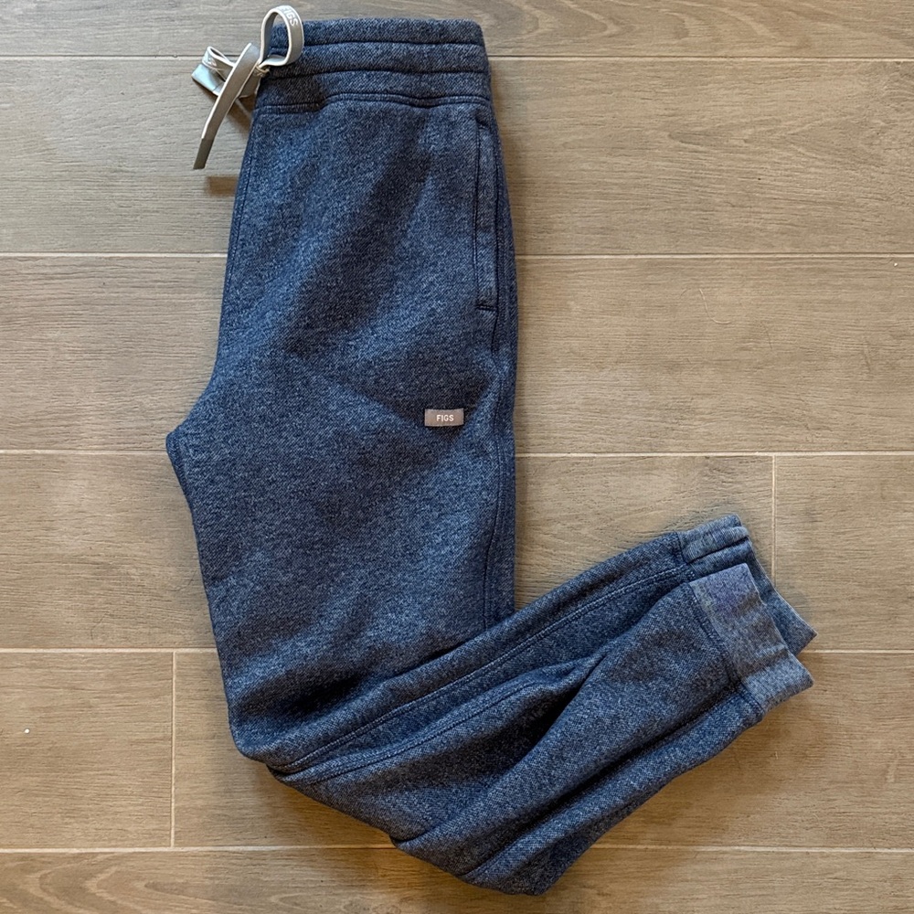 Figs Off-Shift Jogger Sweatpants- Space Navy- women’s XS